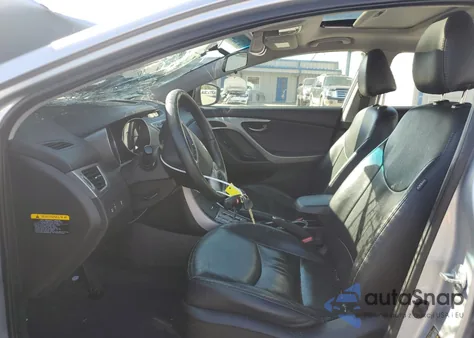 2013 Hyundai Elantra Limited from USA, damaged, VIN 5NPDH4AE6DH252792